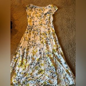 Floral Banana Republic Midi Dress